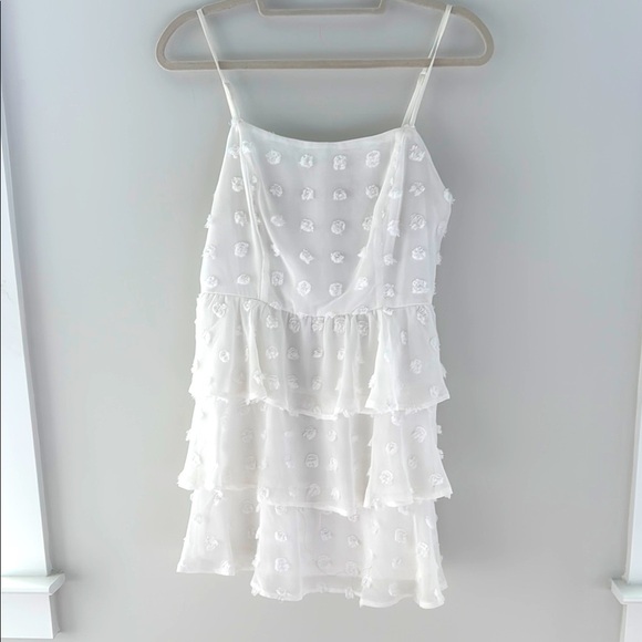 Francesca's Mi Ami Ellianne Clip Dot Mini Dot Dress Size M - Picture 1 of 6